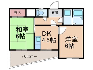 メゾンドジュネス寺塚の物件間取画像